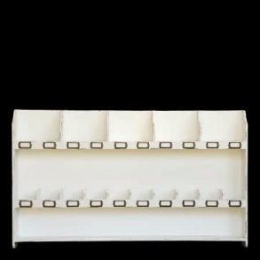 Chic Antique, Sorteringsreol m. 15 rum