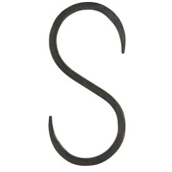 Ib Laursen, S-krog i jern, h�ndlavet, sort