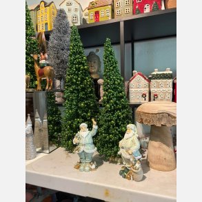 La Vida. juletr� m kugler og glitter, gr�n