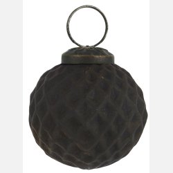 Julekugle harlekinmnster dark chocolate