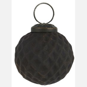 Julekugle harlekinmnster dark chocolate