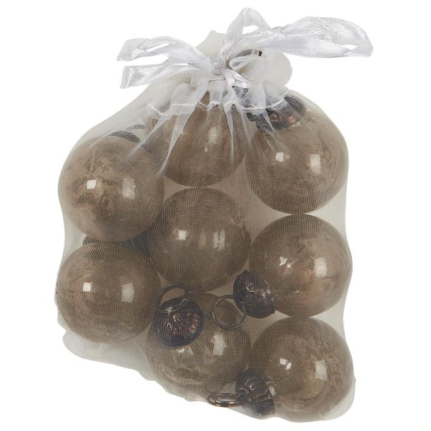 Pose m/8 ens julekugler mini gr