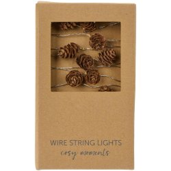 Lysk�de m/10 LED-lys og kogler indend�rs