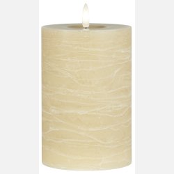 LED-bloklys m/varm flamme indendrs, Hr