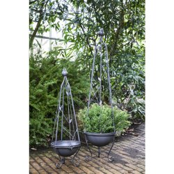 Omari blomsters�lje m potte S/2 Gr�