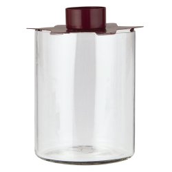 Glasholder m/stage t/fyrfadslys stjerneformet