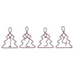 Vedhng 1-4 juletrsformet, rd