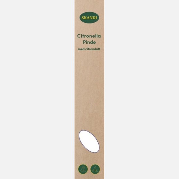 Citronella-pinde, 6 stk.
