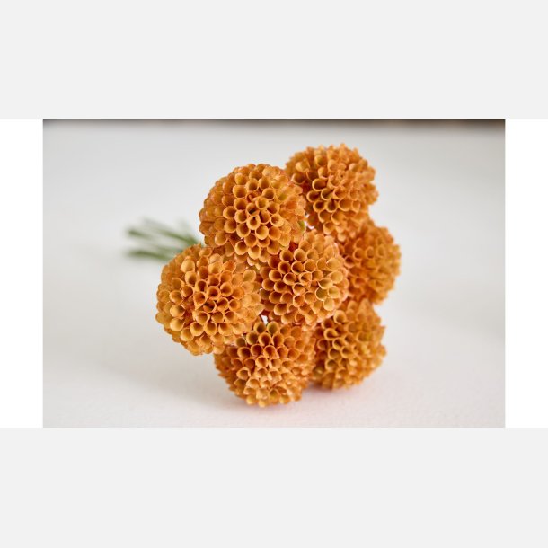 Silkebl. Dahlia 7/Bdt. H:27 cm Orange