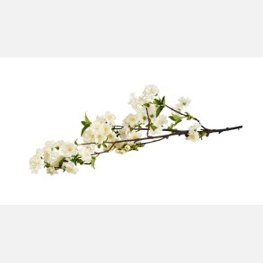 Silkebl. Kirsebrgren L:90 cm Hvid