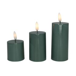 3 ST UDENDRS lys, grn sm