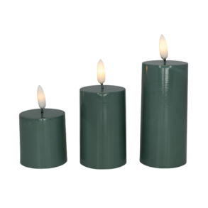 3 ST UDENDRS lys, grn sm