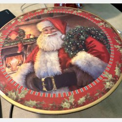 Kagefad, julemand, plastik