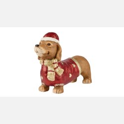 La Vida Hund/Hat 27x42 cm R�d/Brun Poly