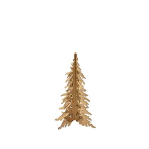Juletr� 8 cm Stainless Steel Guld
