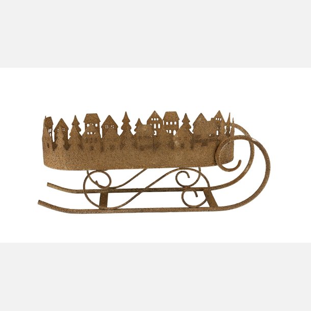 La Vida, Sl�de 16x42 cm Rust Metal