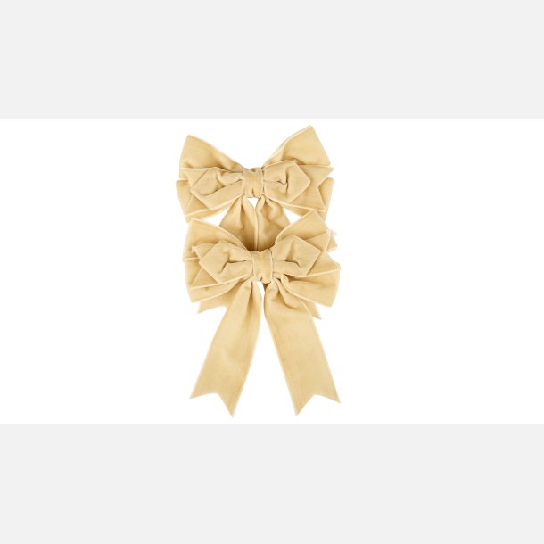 La Vida, Sl�jfe Velour S/2 15 cm Champagne