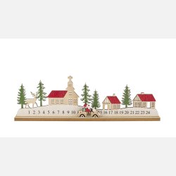 La Vida, Kalender med kirke 1-24. 40 cm