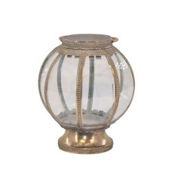 La Vida, Lanterne Ball 23x18 cm Antik Guld