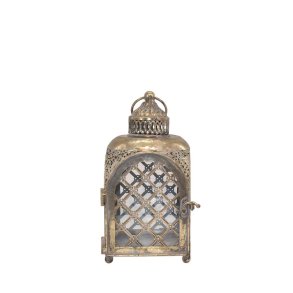 La Vida, Lanterne Kesh 24x13 cm Antik Guld