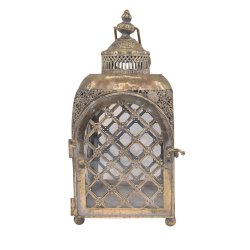 La Vida,  Lanterne Kesh 30x15 cm Antik Guld