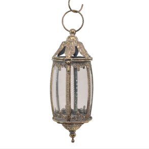 La Vida,  Lanterne i k�de 29x12cm Antik Guld k�de 1 m