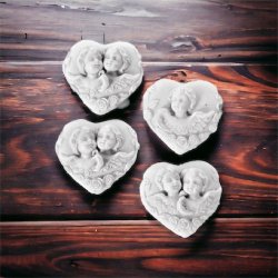 Magnet,  hjerte med engel  