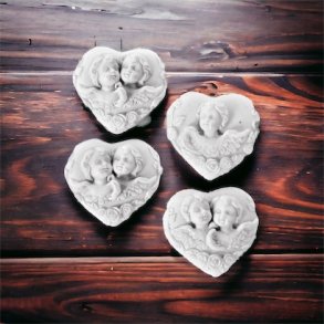 Magnet,  hjerte med engel  