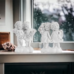 englefigur med 2 engle