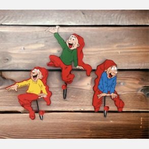 1 stk. Metal knage, med Bramming trnisse