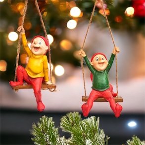 1 stor Bramming nisse i gynge