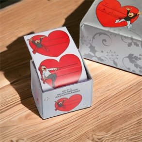 Bramming klbe gavemrker, 100/rulle