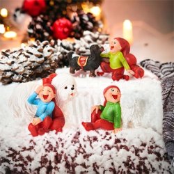 Bramming nisse med hund