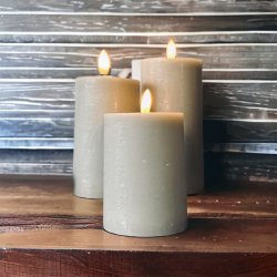 LED lys st i gr, 6 dele