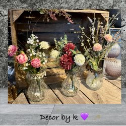 Buket, lilla/pink, lille