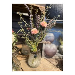 Buket, lilla/pink, lille