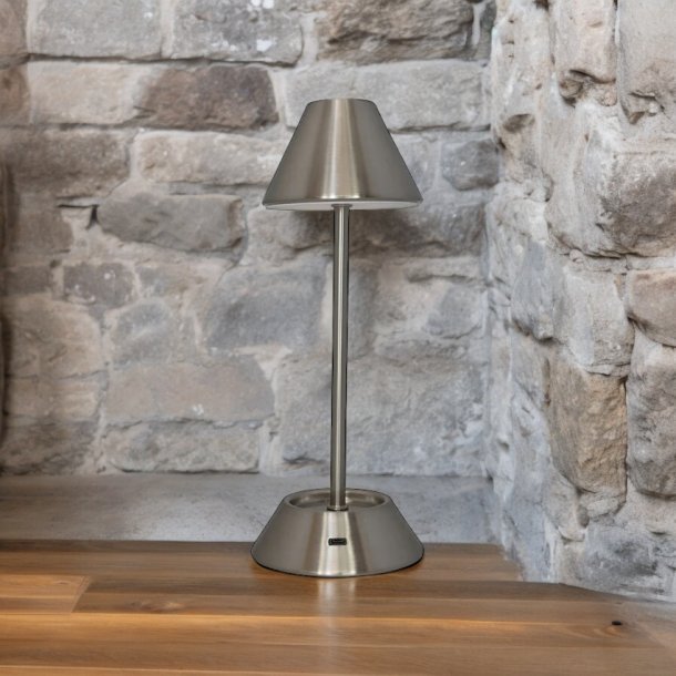 Bord lampe (usb) ,krom