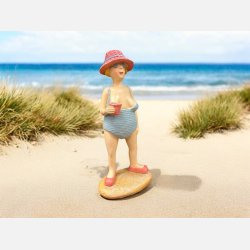 Damer i badetj, Stranddronninger