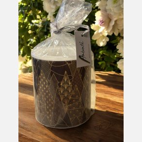 Lys, sort m guld, jul