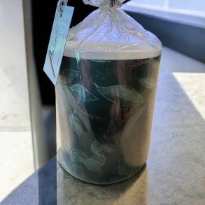 Lys, grnne blade og rde br