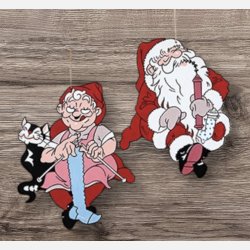 BRAMMING TR� JULEKONE ELLER JULEMAND � 40 CM     