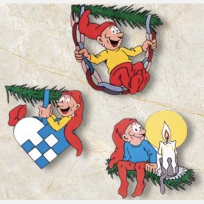 Bramming nisse, i gran, til oph�ng � 60CM