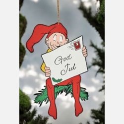 Bramming nisse, tr�, til oph�ng � 40CM - brev