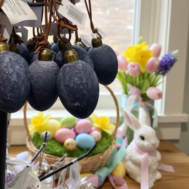 P�ske�g, gr�lilla glas