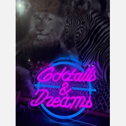 Dyberg Larsen LED-skilt "Cocktails &amp; Dreams"
