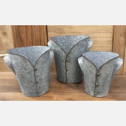 Clayree&Eef, potter i zink, jakkeform