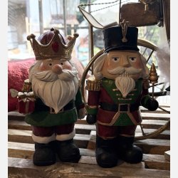 Clayre &amp; Eff, s�t n�ddekn�kker r�d/gr�n
