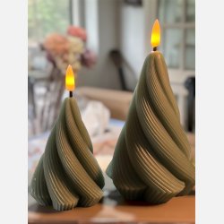 Skandi, spiral lys 2 pak, gr�n