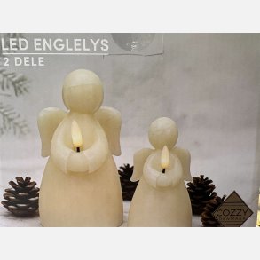 Skandi, LED lys engle, s�t