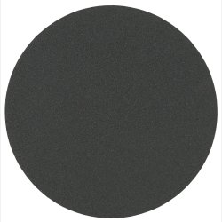 Plade t/bloklys rund sort